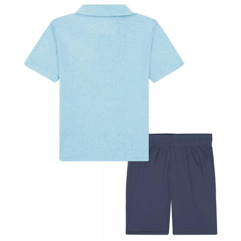 Under Armour KIds - Boy Short Sleeve Polo Short Set, Stream Image 2