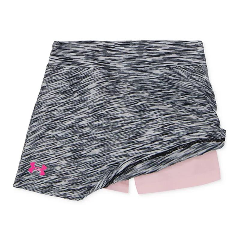 Under Armour Kids - Girl Short Sleeve Heart Twist Skort Set, Prime Pink Image 3