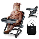 Unilove - Feed Me 3-In-1 Booster Chair, Black Image 1