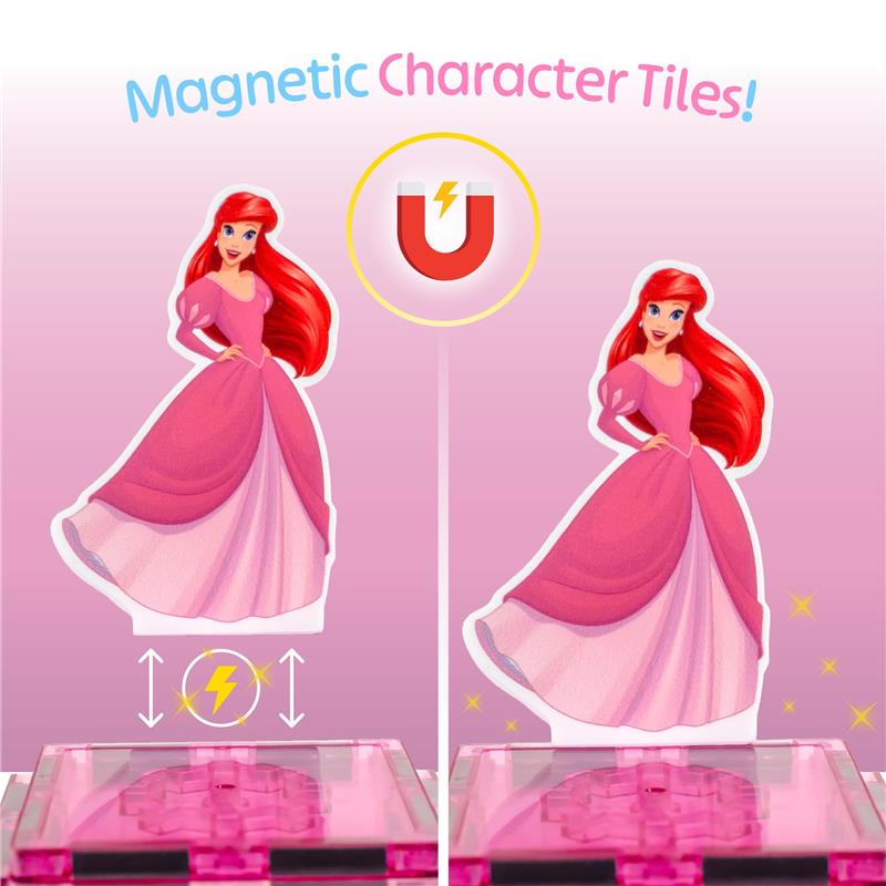 United Pacific Designs 24Pk Tytan Disney PrincessTower Magnetic Tile Kit Image 5