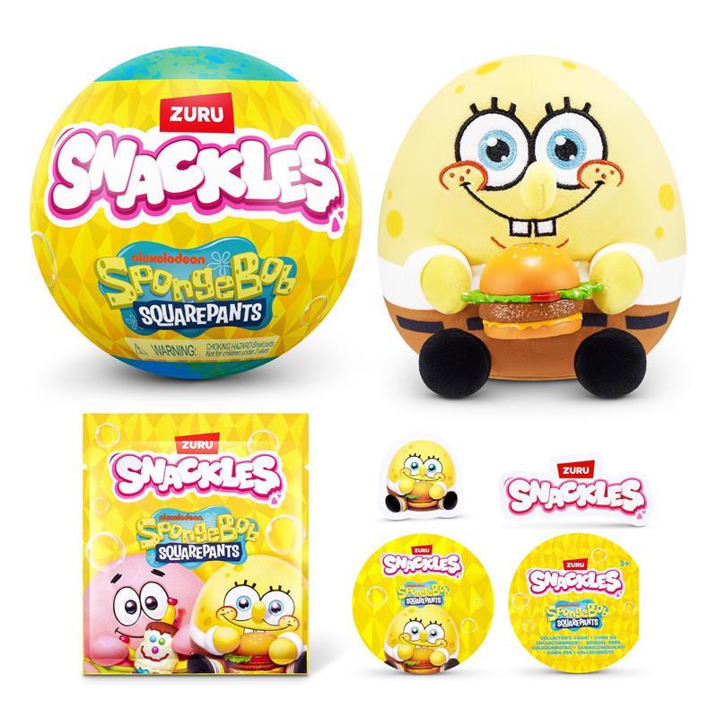 United Pacific Designs Snackles Spongebob 5 Capsules In Gravity, Series 1 Image 2