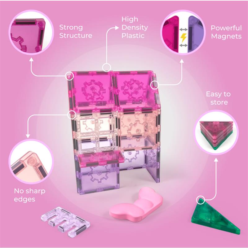 United Pacific Designs Tytan Disney Minnie Trvl Magnetic Tile Kit Image 5