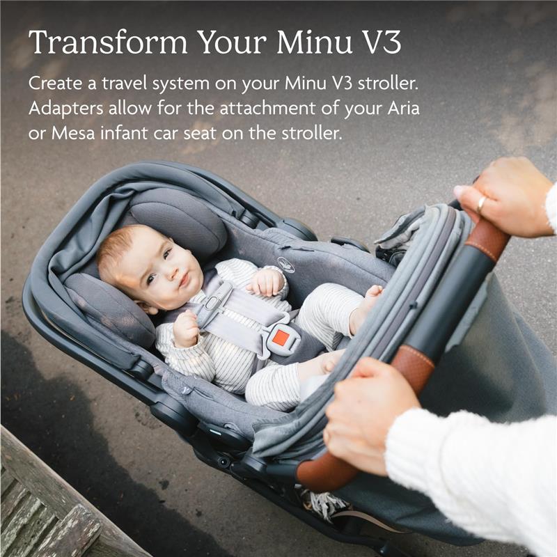 Uppababy - Adapters For Minu V3 - (Compatible with all Mesa and Aria car seats) Image 3