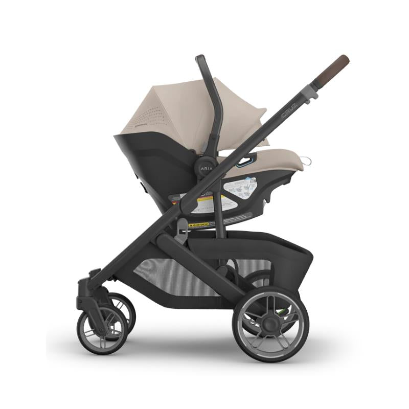 Uppababy Aria V2 Infant Car Seat Ada, Sandstone Melange | Chestnut Leather Image 10