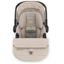 Uppababy Aria V2 Infant Car Seat Ada, Sandstone Melange | Chestnut Leather Image 7