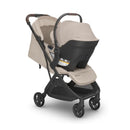 Uppababy Aria V2 Infant Car Seat Ada, Sandstone Melange | Chestnut Leather Image 9