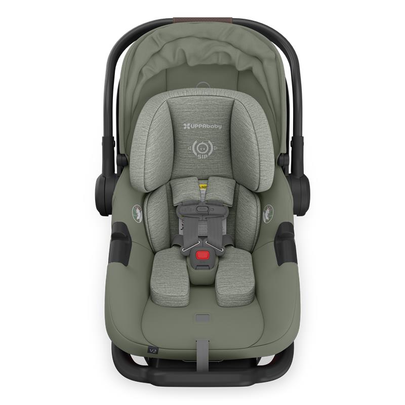 Uppababy - Aria V2 Lightweight Infant Car Seat, Evelyn (Meadow Green) Image 6