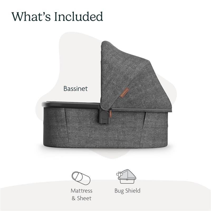uppababy bassinet max weight UPPAbaby Bassinet V3 - Greyson - Charcoal Mélange