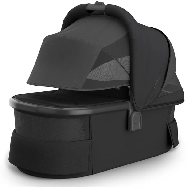 Uppababy Bassinet V3, James (Black/Carbon Frame/Black Leather) Image 2