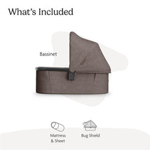 Uppababy Bassinet V3, Owen (Mocha Mélange/Carbon Frame) Image 2