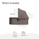 Uppababy Bassinet V3, Owen (Mocha Mélange/Carbon Frame) Image 2
