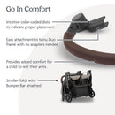 UPPAbaby Bumper Bar for Minu Duo Stroller, Chestnut Image 3