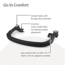 Uppababy - Bumper Bar For Minu V3, Black Image 3