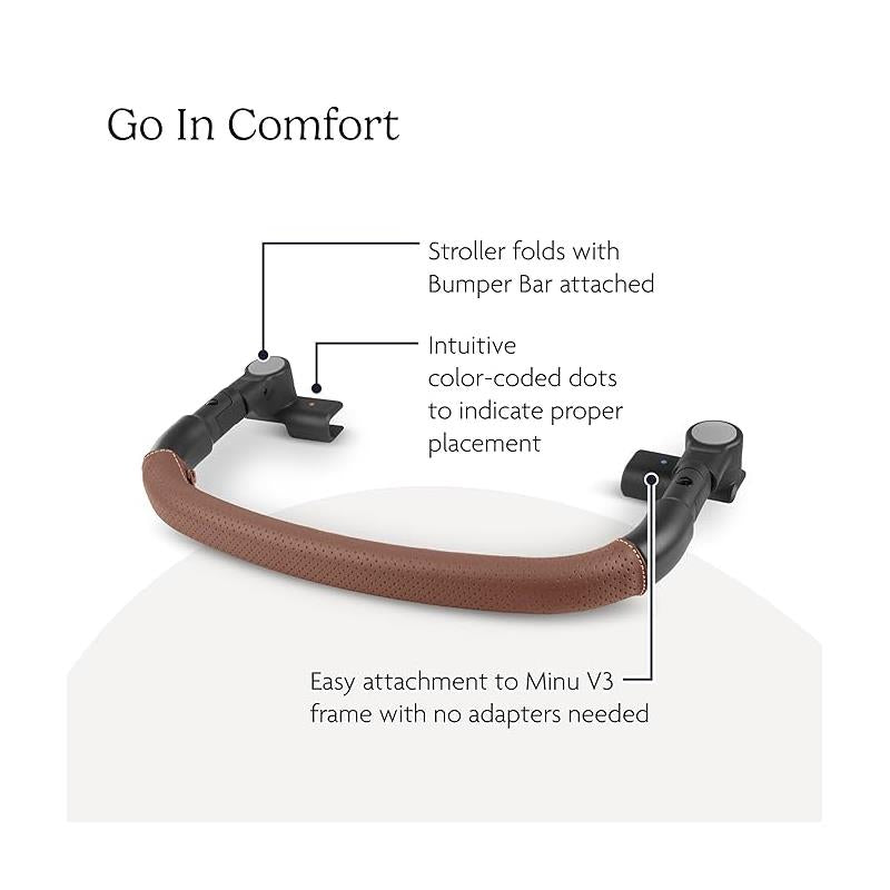 Uppababy Bumper Bar For Minu V3, Saddle - Main Image