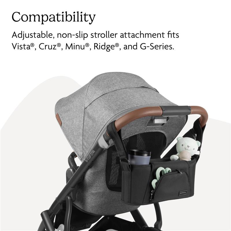 UPPAbaby Carry-All Parent Organizer, Light Grey Image 5