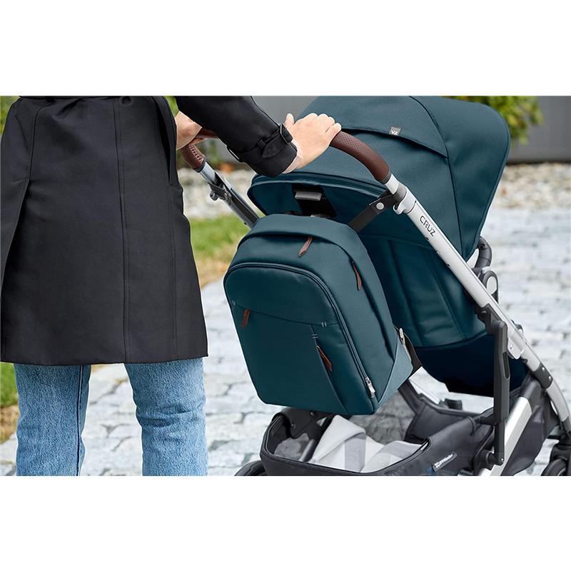 Uppababy - Changing Backpack, Greyson (Charcoal Melange/Saddle Leather) Image 5