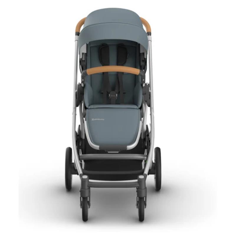 Uppababy - Cruz V3 Stroller Callum (Stone Blue/Silver Frame/Sand Leather) Image 4