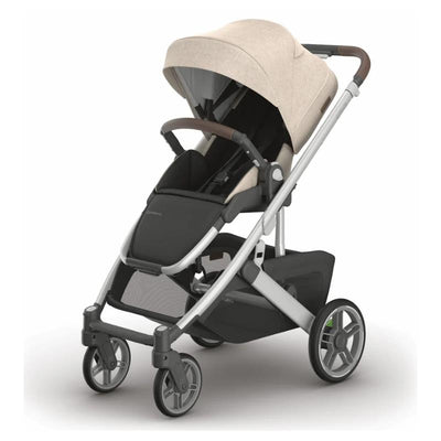 Uppababy - Cruz V3 Stroller Declan (Oat Mélange/Silver Frame/Chestnut Leather) Image 1