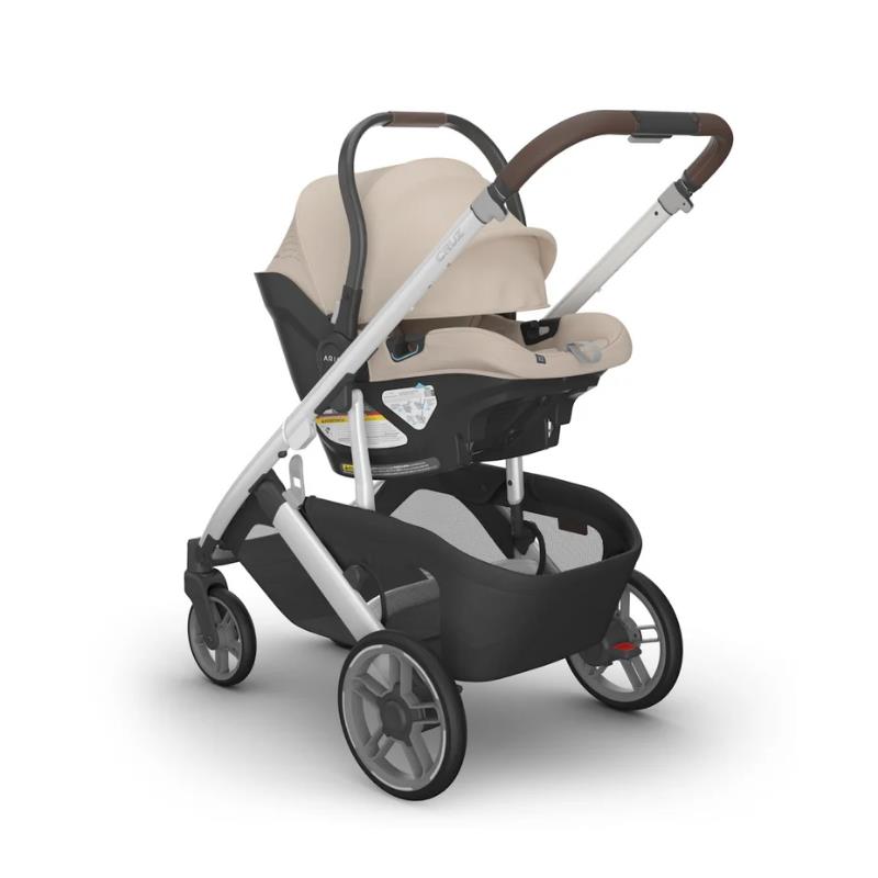 Uppababy - Cruz V3 Stroller Declan (Oat Mélange/Silver Frame/Chestnut Leather) Image 2