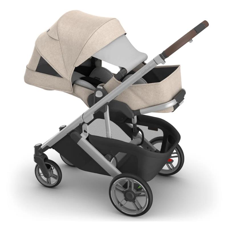 Uppababy - Cruz V3 Stroller Declan (Oat Mélange/Silver Frame/Chestnut Leather) Image 6