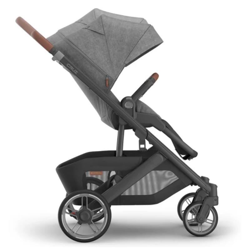 Uppababy - Cruz V3 Stroller Greyson (Charcoal Mélange/Carbon Frame/Saddle Leather) Image 10