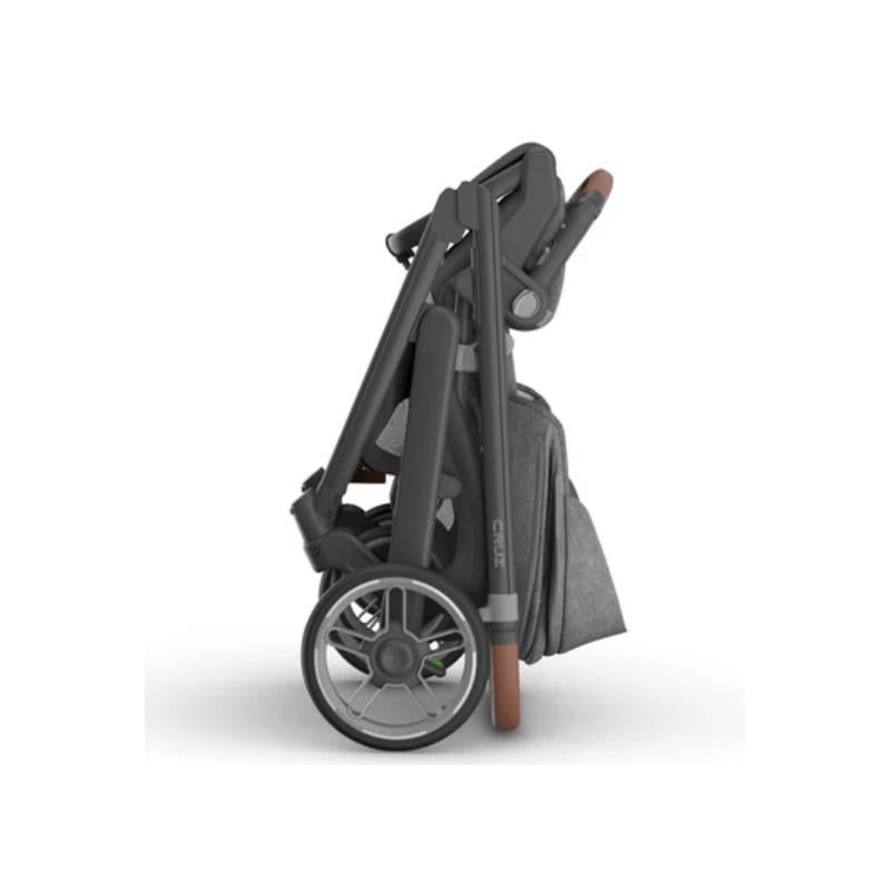 Uppababy - Cruz V3 Stroller Greyson (Charcoal Mélange/Carbon Frame/Saddle Leather) Image 12