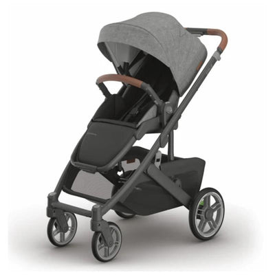 Uppababy - Cruz V3 Stroller Greyson (Charcoal Mélange/Carbon Frame/Saddle Leather) Image 1
