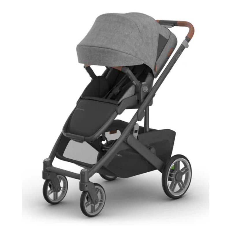 Uppababy - Cruz V3 Stroller Greyson (Charcoal Mélange/Carbon Frame/Saddle Leather) Image 4