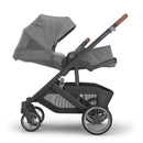 Uppababy - Cruz V3 Stroller Greyson (Charcoal Mélange/Carbon Frame/Saddle Leather) Image 7
