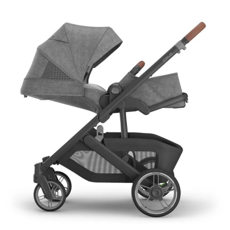 Uppababy - Cruz V3 Stroller Greyson (Charcoal Mélange/Carbon Frame/Saddle Leather) Image 7