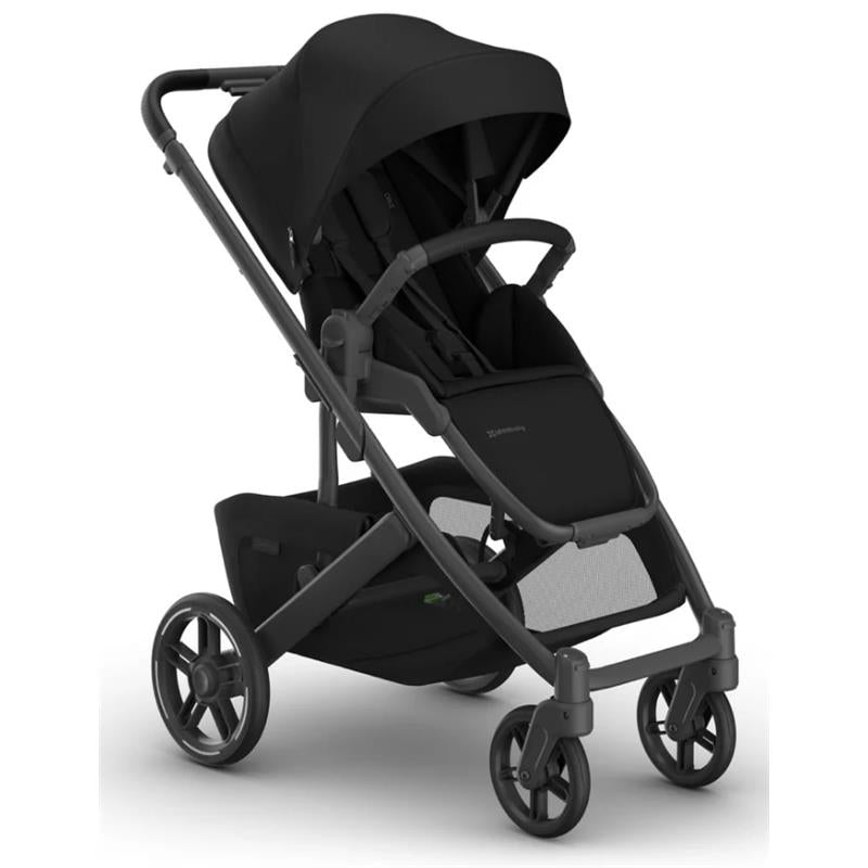Uppababy Cruz V3 Stroller, James (Black/Carbon Frame/Black Leather) Image 3