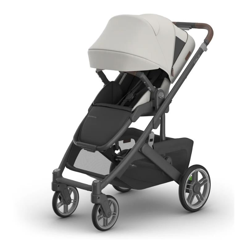 Uppababy - Cruz V3 Stroller Savannah (Pearl Gray Jacquard/Carbon Frame/Chestnut Leather) Image 3