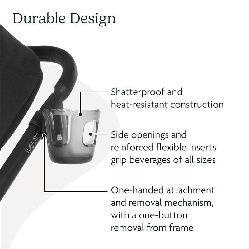 Uppababy - Cup Holder For Vista/Vista V2/Vista V3, Cruz/Cruz V2, Minu/Minu V2/Minu V3, Minu Duo Image 5