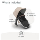 Uppababy - Declan Vista V3 Stroller | Declan Rumbleseat | Upper Adapters Image 8
