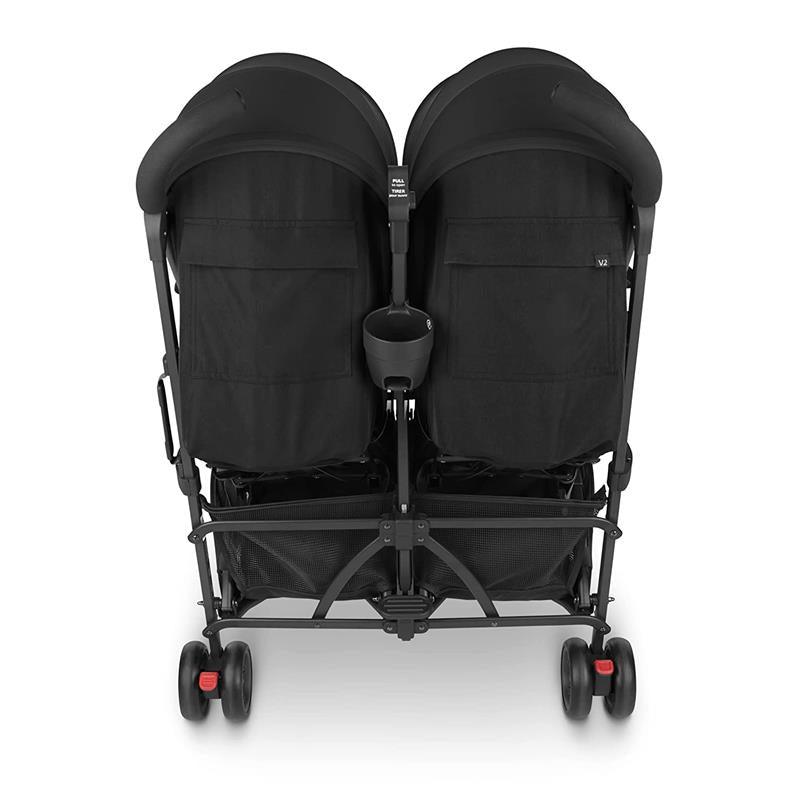 Uppababy - G-LINK V2 Side by Side Double Stroller, Jake (Charcoal/Carbon) Image 3