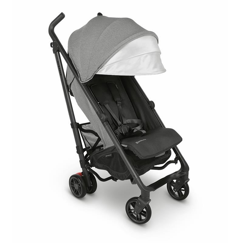 UPPAbaby - G-LUXE Umbrella Stroller, Greyson (Charcoal Melange/Carbon) Image 3