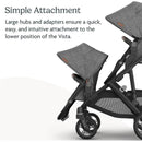 Uppababy - Greyson Vista V3 Stroller | Greyson Rumbleseat | Upper Adapters Image 11