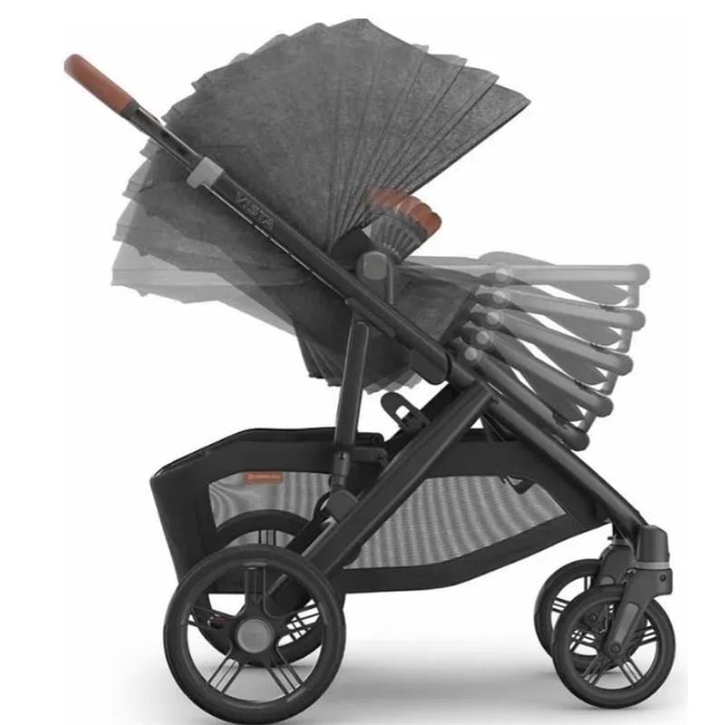 Uppababy - Greyson Vista V3 Stroller | Greyson Rumbleseat | Upper Adapters Image 5
