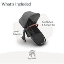 Uppababy - Greyson Vista V3 Stroller | Greyson Rumbleseat | Upper Adapters Image 8