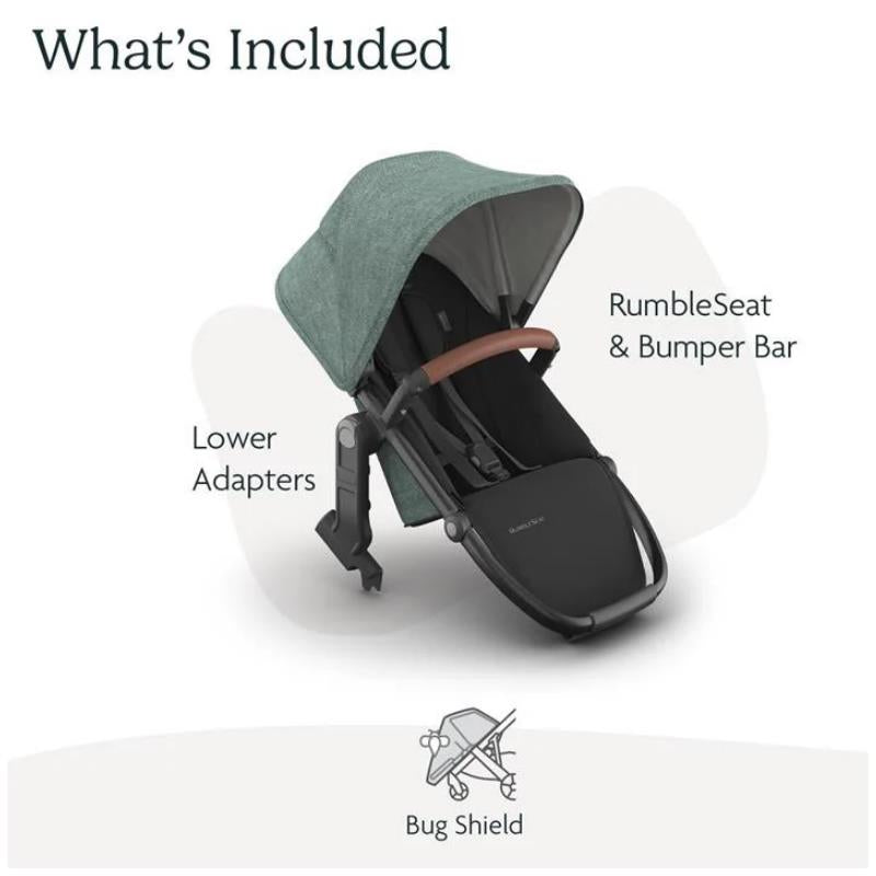 Uppababy - Gwen Vista V3 Stroller | Gwen Rumbleseat | Upper Adapters Image 9