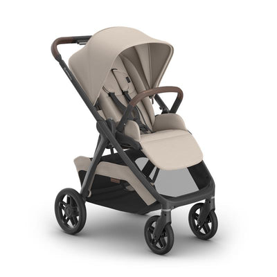 Uppababy Kona Stroller, Ada (Sandstone Mélange/Carbon Frame/Chestnut Leather) Image 1