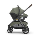 Uppababy Kona Stroller & Bassinet V3 Bundle in Meadow Green, featuring a sleek design and an adjustable canopy.