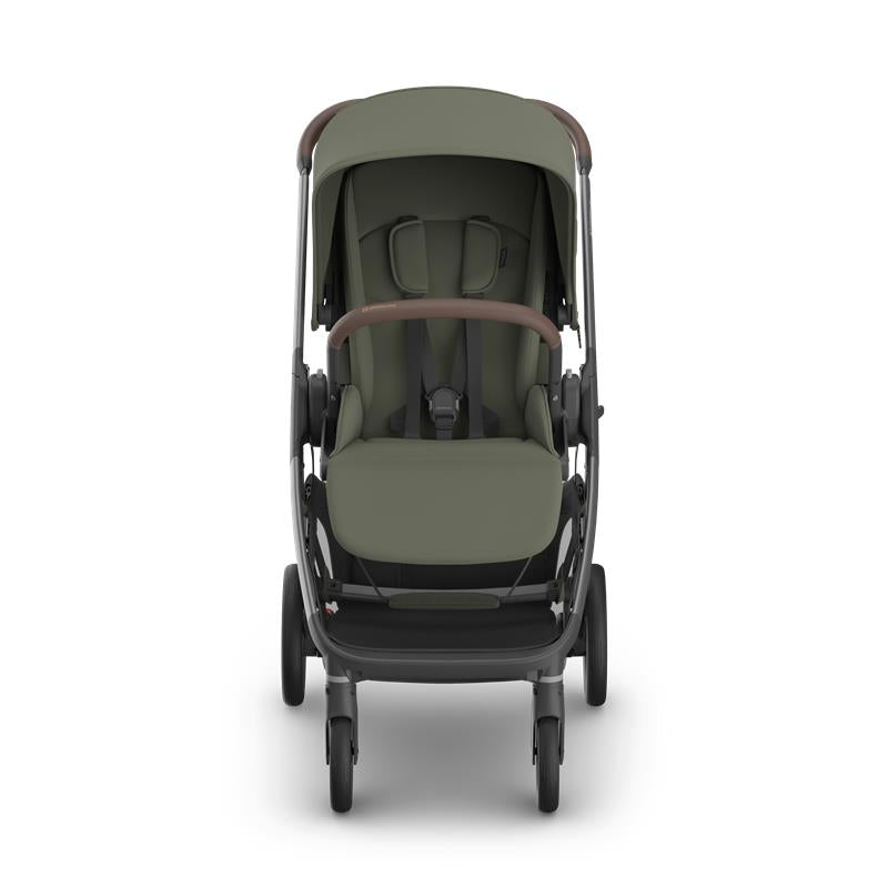 Uppababy Kona Stroller, Evelyn (Meadow Green/Graphite Frame/Chestnut Leather) Image 7