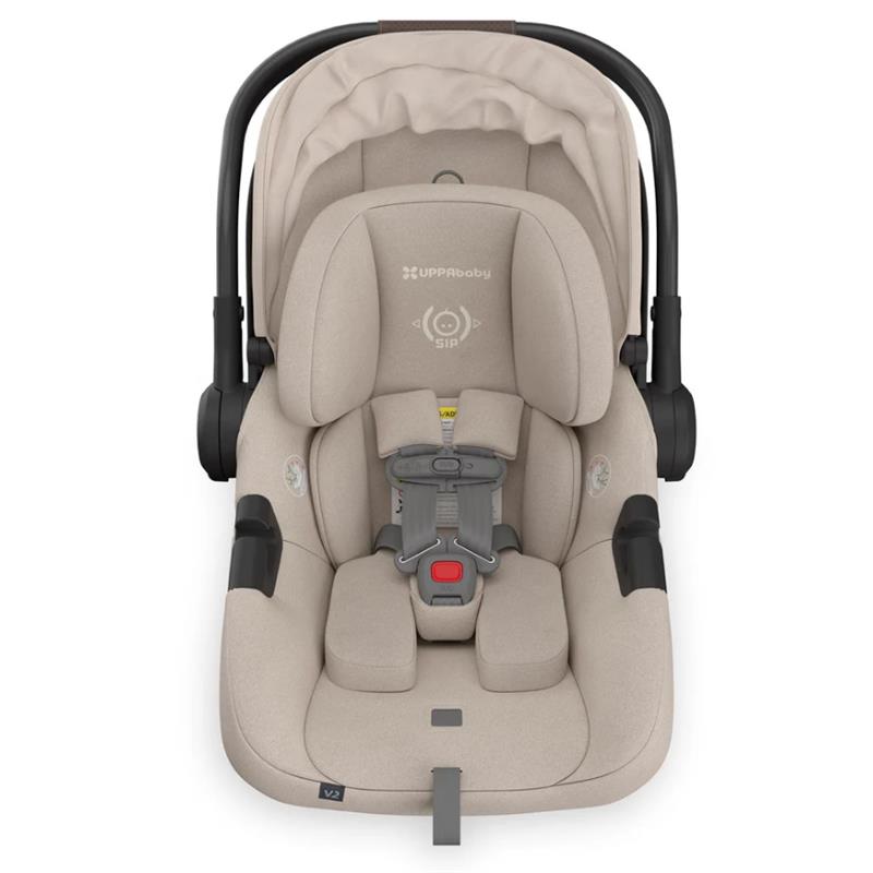 Uppababy Mesa V3 Infant Car Seat Ada, Sandstone Melange | Chestnut Leather 