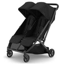 Uppababy Minu Duo Stroller, James (Black/Carbon Frame/Black Leather) Image 1