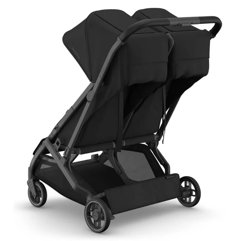 Uppababy Minu Duo Stroller, James (Black/Carbon Frame/Black Leather) Image 3
