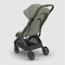 Uppababy Minu V3 Compact Stroller, Evelyn, Meadow Green | Carbon Frame | Chestnut Leather Image 5