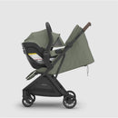 Uppababy Minu V3 Compact Stroller, Evelyn, Meadow Green | Carbon Frame | Chestnut Leather Image 7