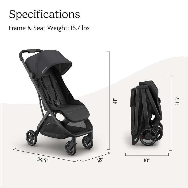 UPPAbaby Minu V3 Stroller Jake (Charcoal Black)