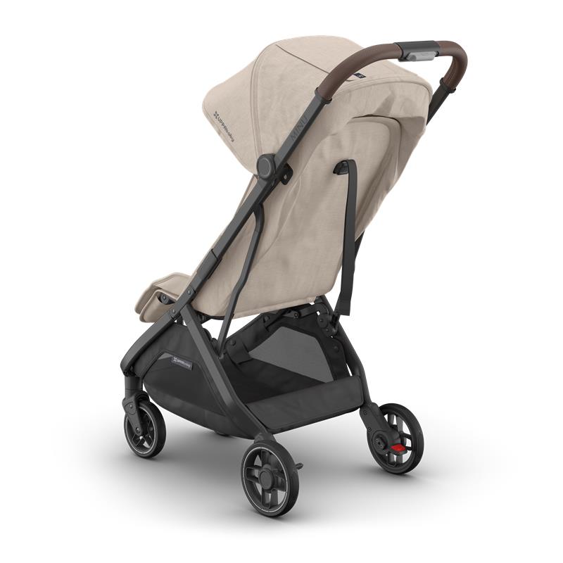 Uppababy Minu V3 Stroller Ada, Sandstone Melange | Chestnut Leather Image 2